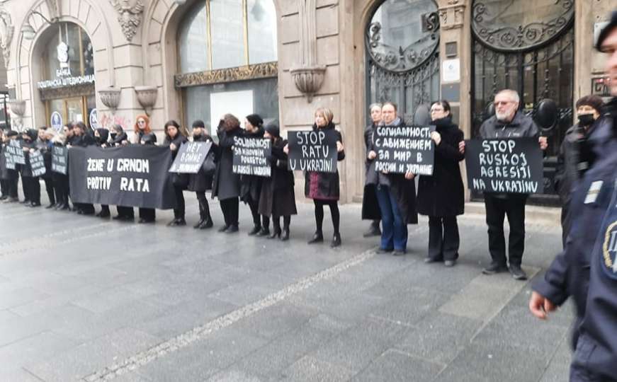U Beogradu Žene u crnom održale protest podrške Ukrajini: Poslale poruku i Srbiji